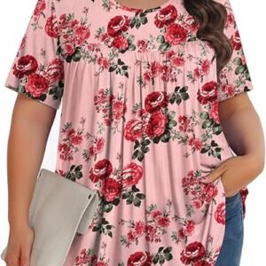 Women's Plus Size Casual Tunic Tops
